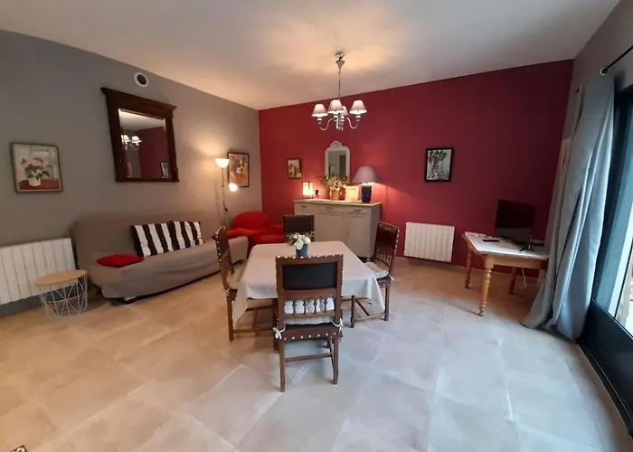 公寓 T2 De Standing Avec Jardin, Terrasse Et Wi-fi Au Centre De - Fr-1-541-67 拉罗什波赛